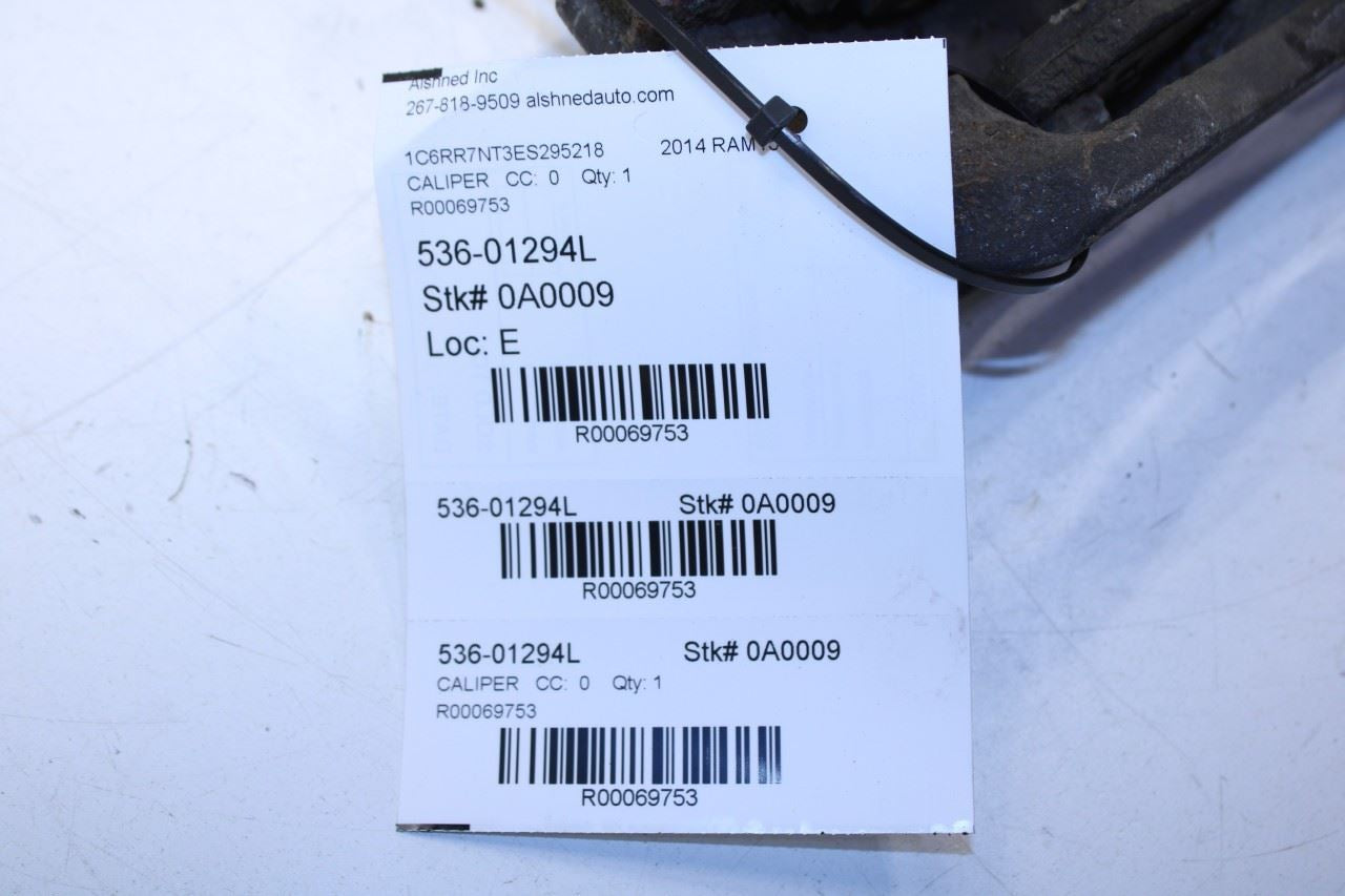 11-20 Ram 1500 Laramie 5.7L Front Driver Left Side Brake Disc Caliper 68157611AA10