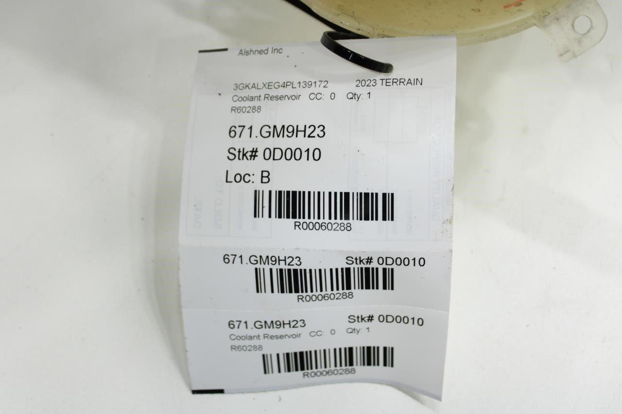 2018-2024 GMC Terrain Denali 1.5L Radiator Coolant Reservoir Bottle 23386455 OEM - Alshned Auto Parts