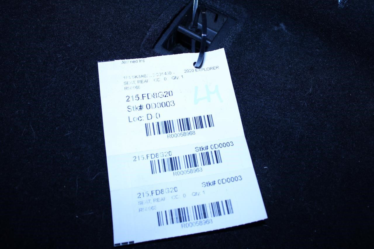 2020-2025 Ford Explorer Police Rear 2nd Row Left Driver Seat LB5Z-7866601-LB OEM - Alshned Auto Parts