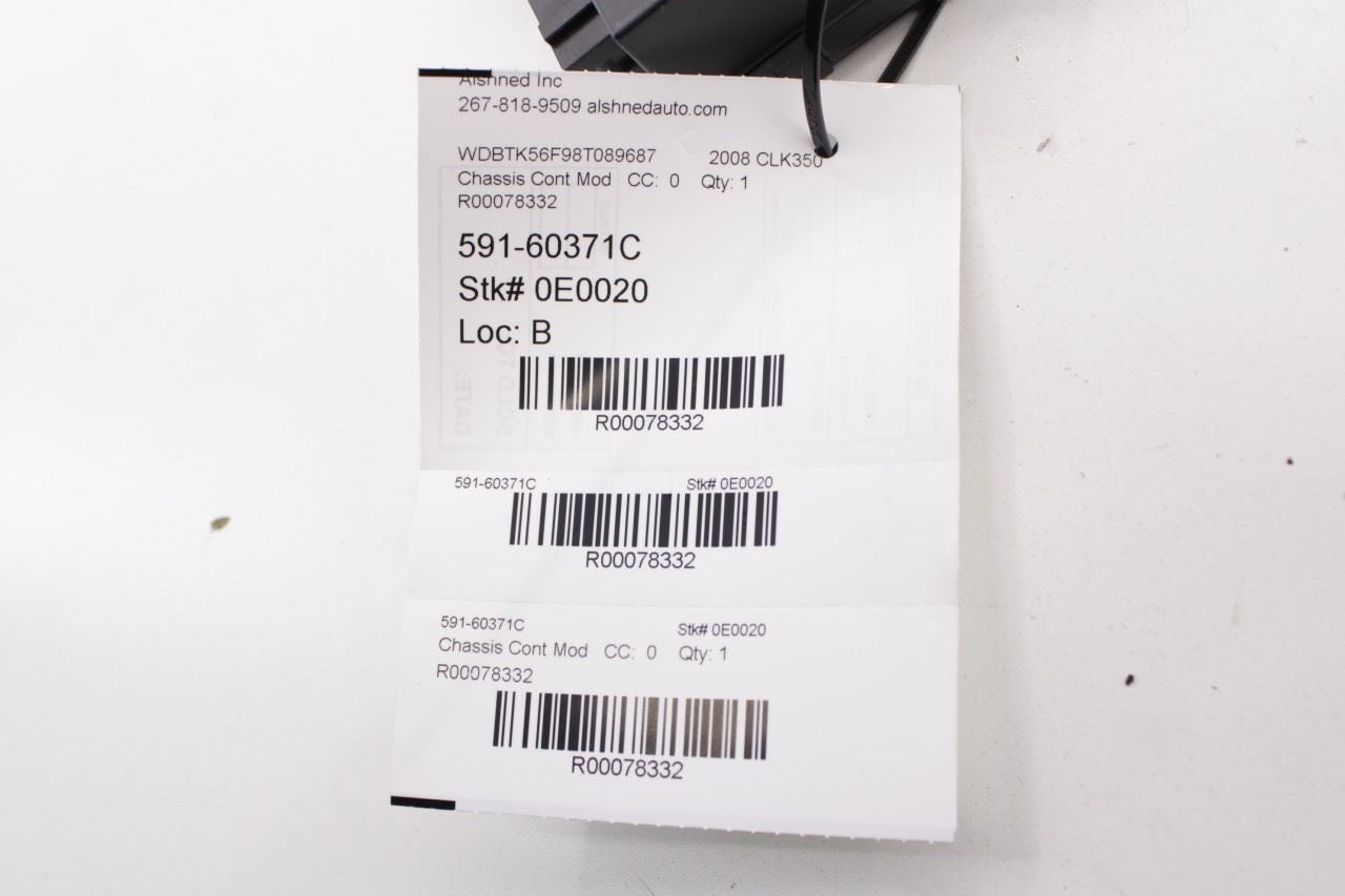 06-09 Mercedes-Benz CLK 350 Convertible Top Roof Control Module 2098205026 OEM - Alshned Auto Parts