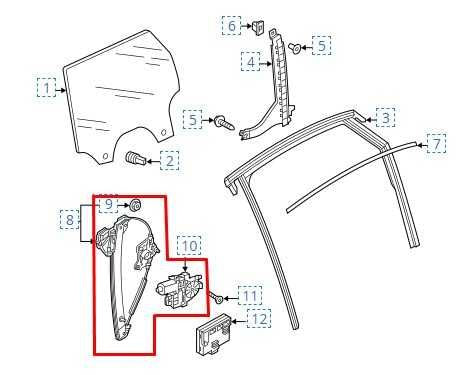 2019-2024 Audi Q3 S Line Rear Left Door Window Regulator w/ Motor 83A-839-461 - Alshned Auto Parts