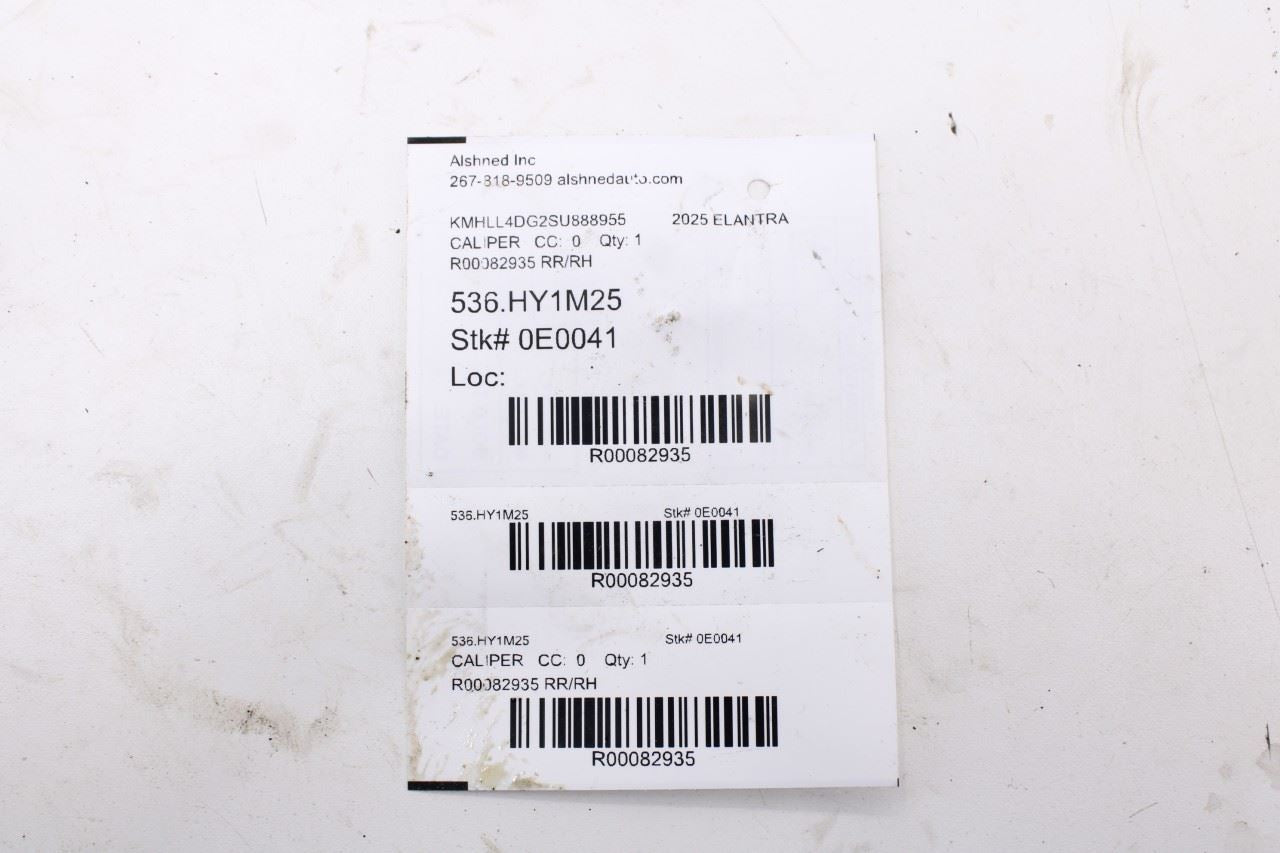 2021-2026 Hyundai Elantra SE Rear Right Passenger Side Disc Brake Caliper13