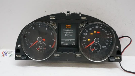 2012 Volkswagen CC Luxury 2.0L Speedometer Gauge Instrument Cluster 114K Mileage - Alshned Auto Parts