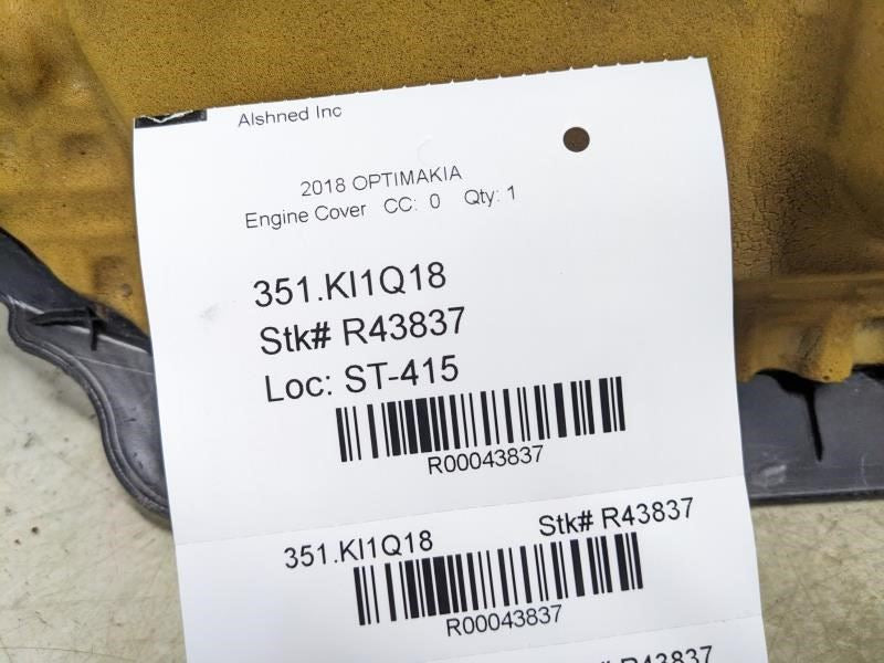 2019-2020 Kia Optima Engine Motor Cover 29240-2GGA0 OEM - Alshned Auto Parts