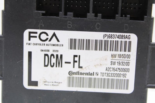 2019-2021 Ram 2500 3500 Front Left Driver Door Control Module 68374089AG OEM - Alshned Auto Parts
