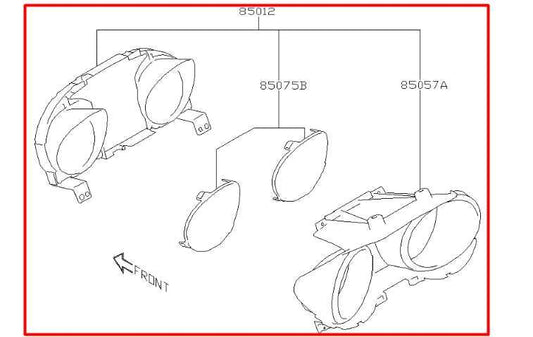 2017 Subaru Legacy Speed Gauge Instrument Cluster 38K Mileage 85003AL61A *ReaD* - Alshned Auto Parts
