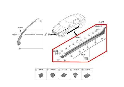 20-22 Hyundai Sonata SE Left Driver Side Rocker Panel Molding 87751L0000 *ReaD* - Alshned Auto Parts