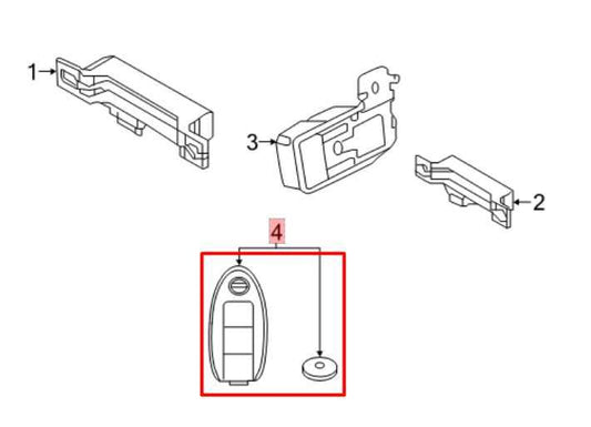 2018-22 Nissan Rogue Sport SL Smart Key Keyless Remote Entry Fob Transmitter Set - Alshned Auto Parts