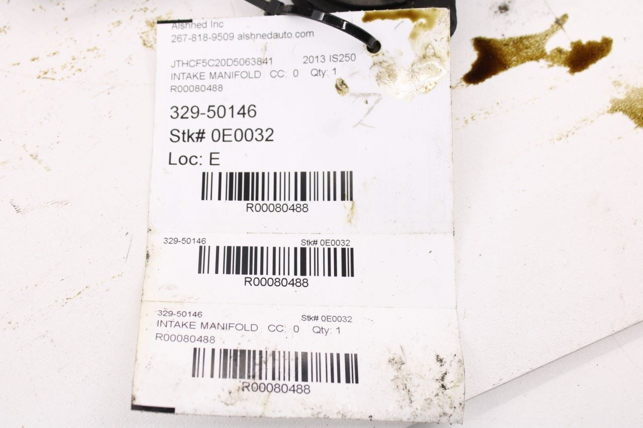 06-15 Lexus IS250 2.5L AWD Upper Engine Intake Manifold w/ Throttle Body *ReaD* - Alshned Auto Parts
