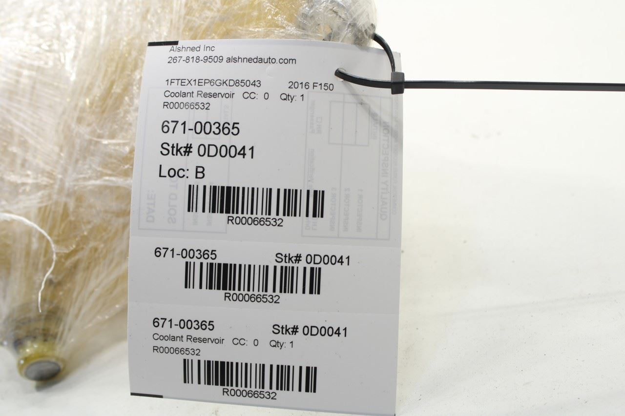 2015-2025 Ford F150 SuperCab Lariat 2.7L Radiator Coolant Reservoir Bottle - Alshned Auto Parts