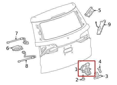 2017-2023 GMC Acadia SLT-1 Rear Liftgate Tailgate Lock Latch Actuator 13542450 - Alshned Auto Parts