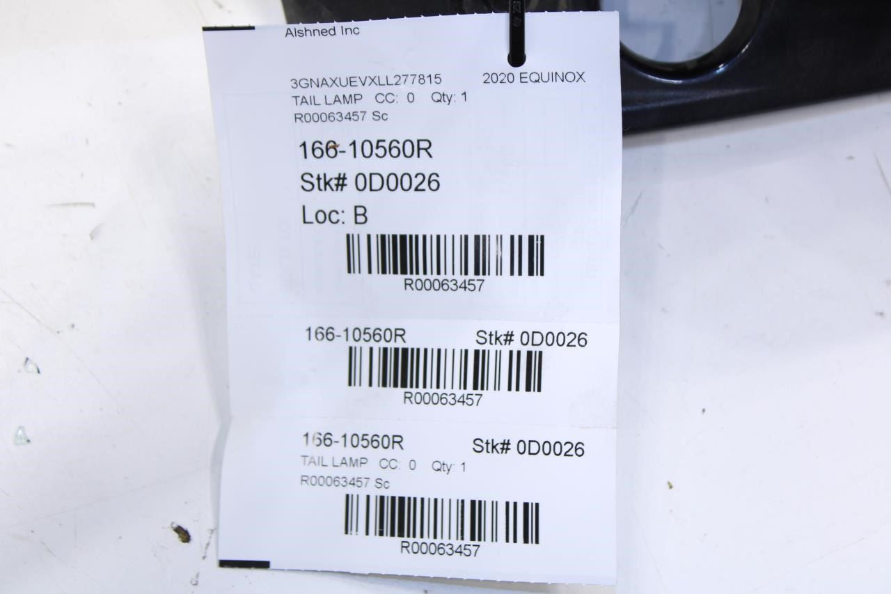 2018-2021 Chevrolet Equinox LT Rear Right Side Tail Light Lamp 84769836 OEM - Alshned Auto Parts