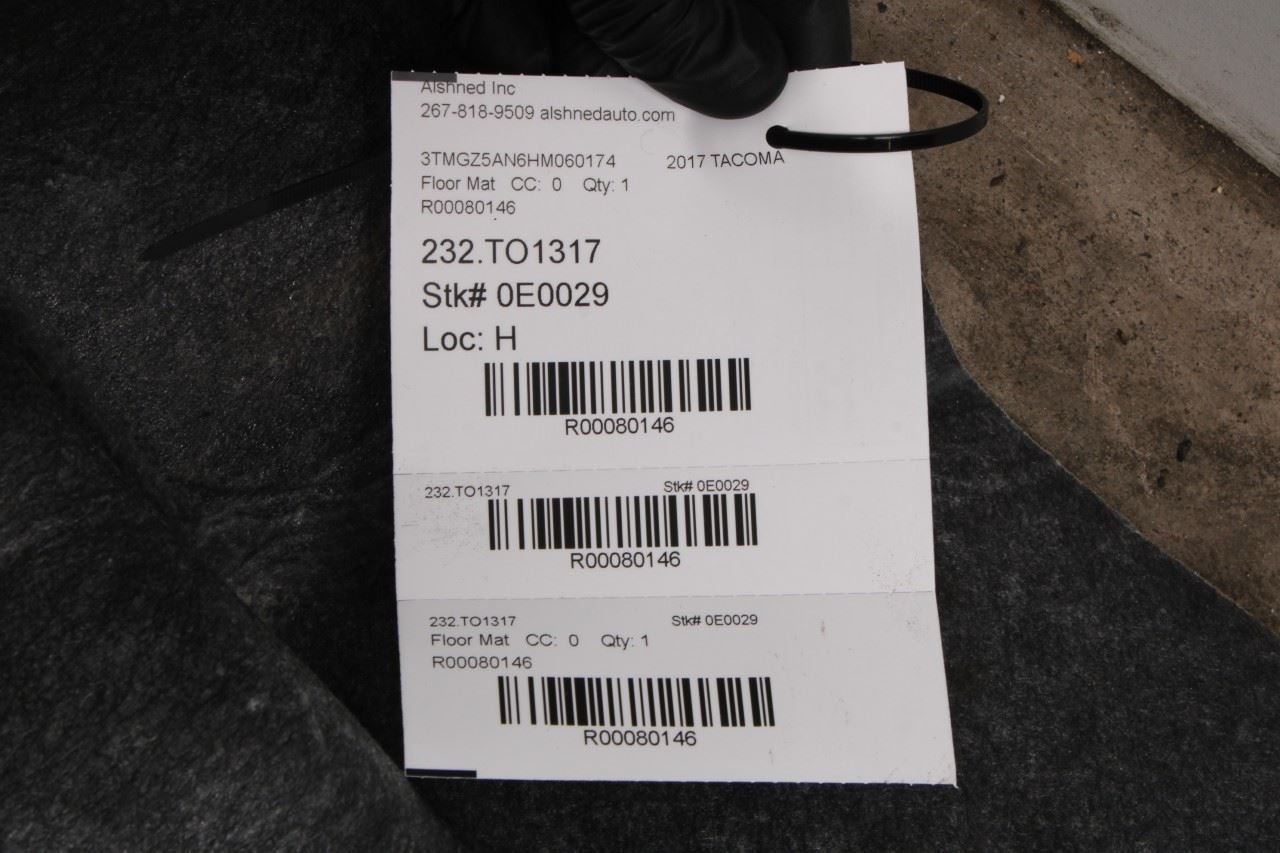 2015-18 Toyota Tacoma Limited 3.5L 4WD Front and Rear 2nd Row Floor Carpet Liner - Alshned Auto Parts