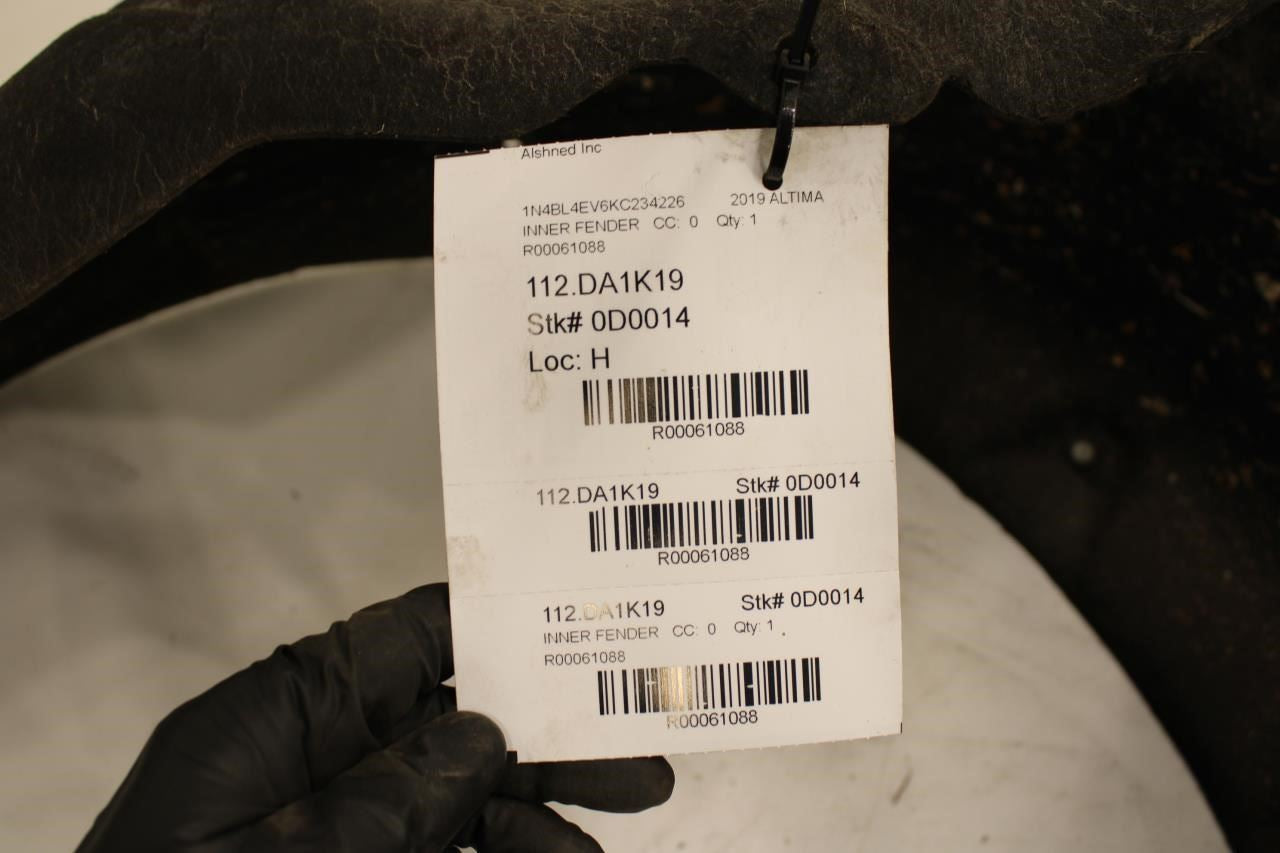 2019-24 Nissan Altima SL Rear RH Wheelhouse Liner Splash Shield 76748-6CA0A OEM - Alshned Auto Parts