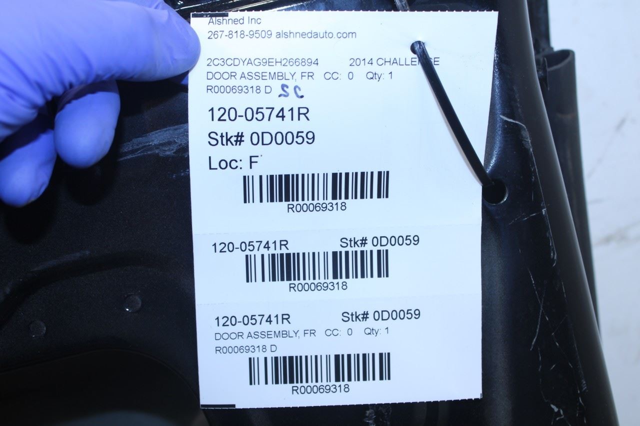 2011-2014 Dodge Challenger 2 Door Front Right Door Shell Panel 68101216AC *ReaD* - Alshned Auto Parts