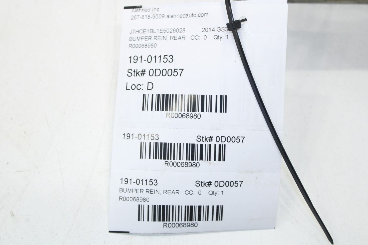 2013-2020 Lexus GS350 AWD Rear Bumper Reinforcement Impact Bar 52023-30371 OEM - Alshned Auto Parts