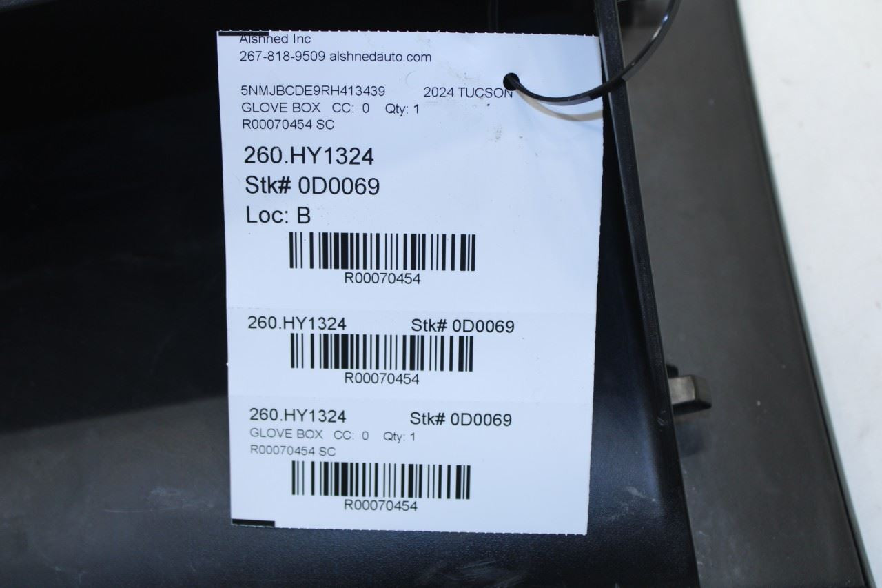 2022-2024 Hyundai Tucson SEL Glove Box Storage Compartment 84510-CW000-NNB OEM - Alshned Auto Parts