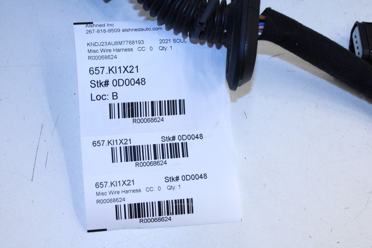 2020-2022 Kia Soul Front Left Driver Side Door Wire Harness 91600-K0571 OEM - Alshned Auto Parts