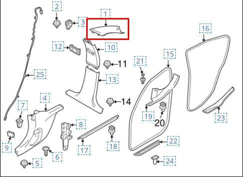 15-16 BMW 435I Gran Coupe FR RH and LH Windshield A Pillar Trim 51438056972 OEM - Alshned Auto Parts