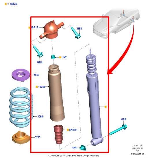 20-25 Ford Escape SEL AWD Rear Driver Left Side Suspension Shock Strut Absorber - Alshned Auto Parts