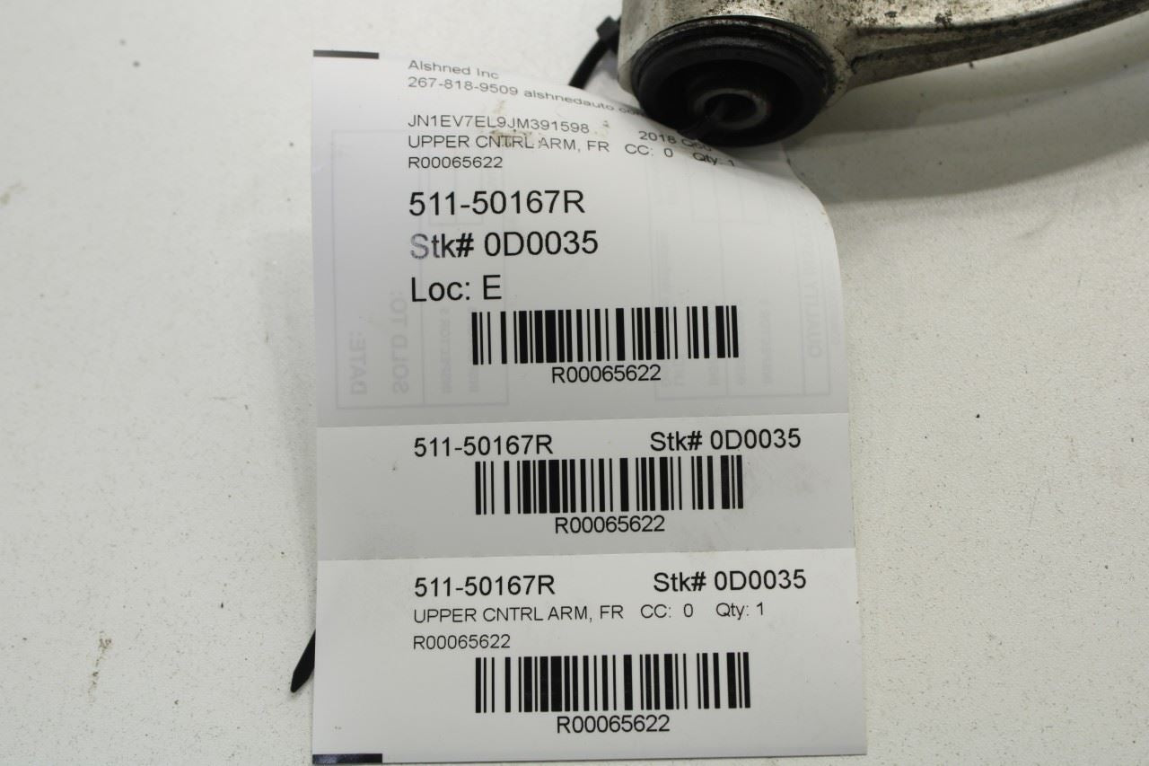 2017-2022 Infiniti Q60 Luxe AWD Front Right Side Upper Control Arm 54524-JL00C - Alshned Auto Parts
