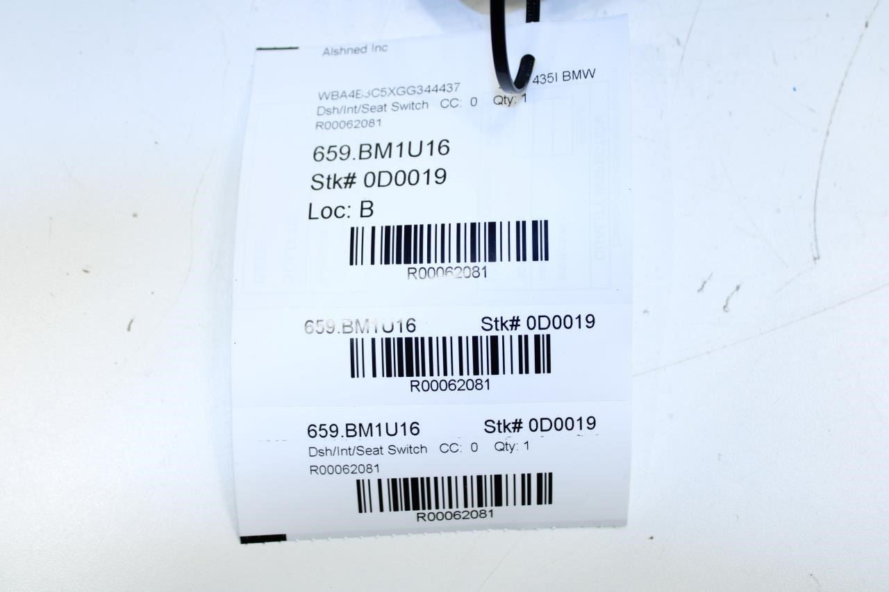 15-2016 BMW 435I Gran Coupe Dash LH Headlight Control Switch w/ Trim 61319393941 - Alshned Auto Parts