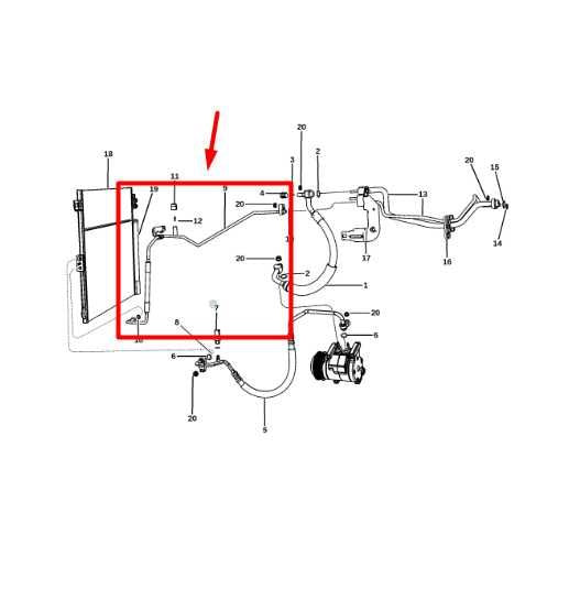 2015-22 Jeep Grand Cherokee AC Air Conditioning Liquid Line Hose 68217213AA OEM - Alshned Auto Parts
