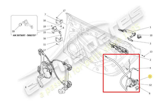 2014-2017 Maserati Ghibli 3.0L Rear Left Door Lock Latch Actuator 670004632 OEM - Alshned Auto Parts