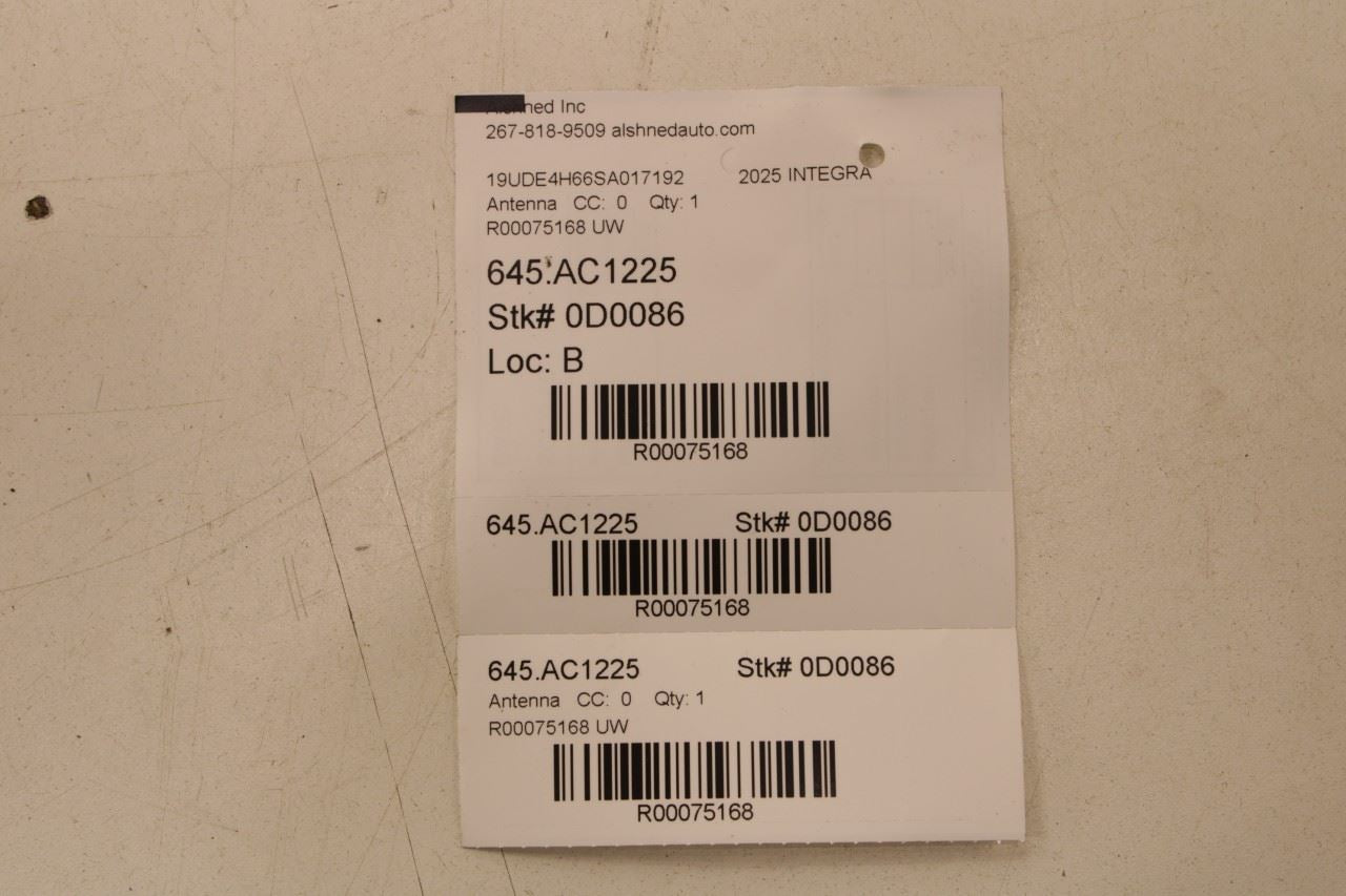 23-26 Acura Integra A-Spec Roof Exterior Shark Fin Radio Antenna 8A1503S5A010M1 - Alshned Auto Parts