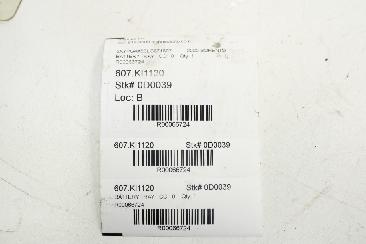 2015-2020 Kia Sorento LX 3.3L FWD Battery Tray Holder Assembly 37150-C6000 OEM - Alshned Auto Parts