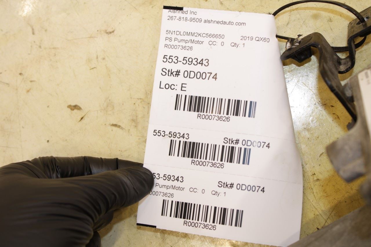2016-2020 Infiniti QX60 Pure 3.5L Electric Power Steering Pump 49110-9NC5B OEM - Alshned Auto Parts