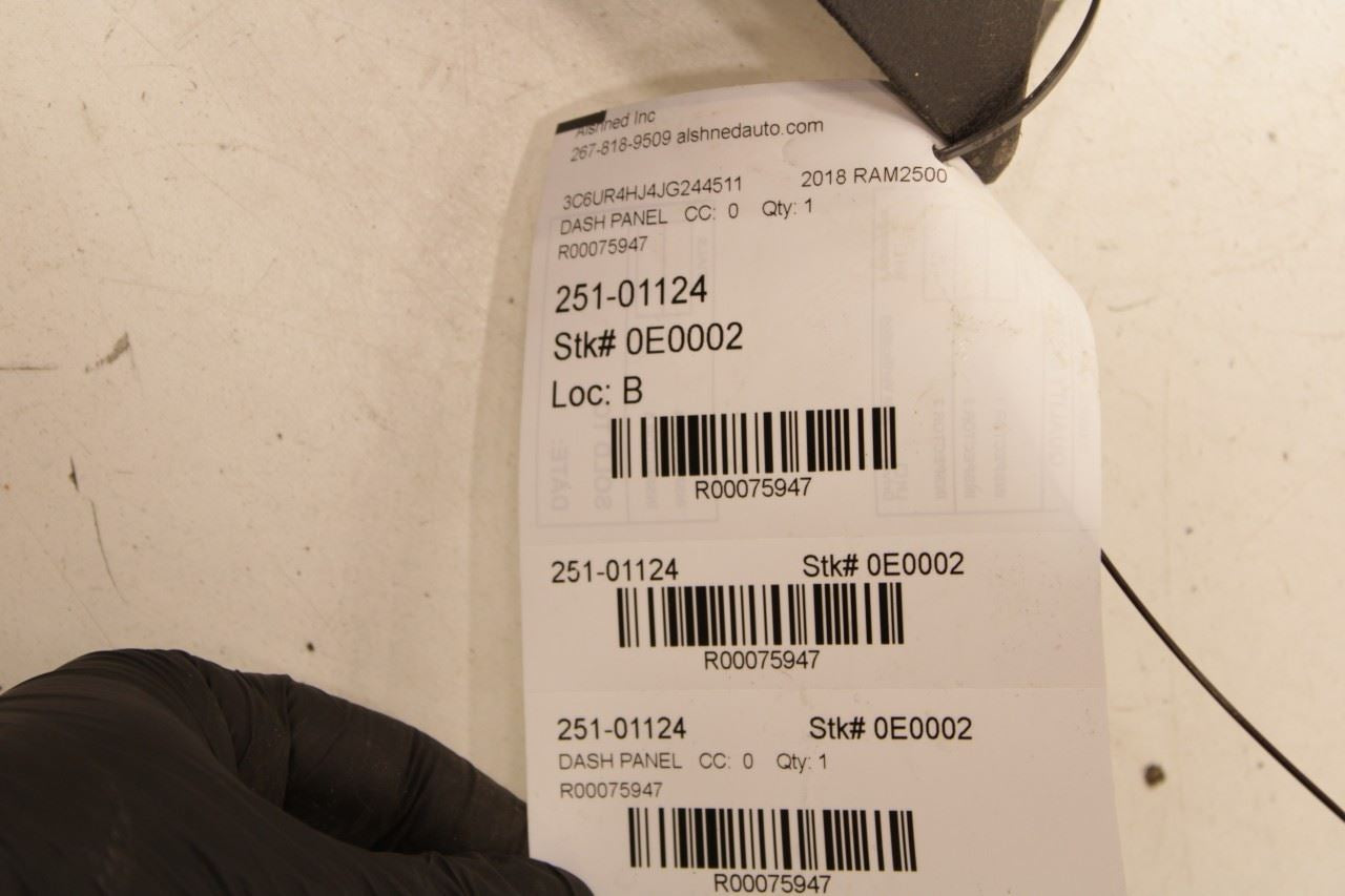 2013-2018 RAM 2500 Tradesman Lower Dash Steering Column Opening Cover 1UM301X9AD - Alshned Auto Parts