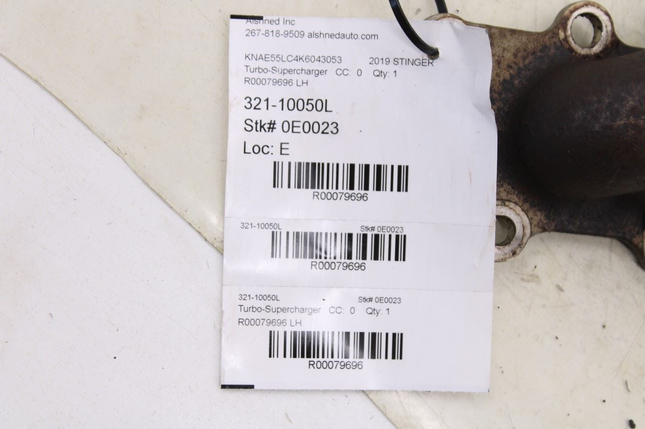 2018-2023 Kia Stinger GT2 AWD 3.3L Left Side Engine Turbocharger 78K 28231-3L100 - Alshned Auto Parts