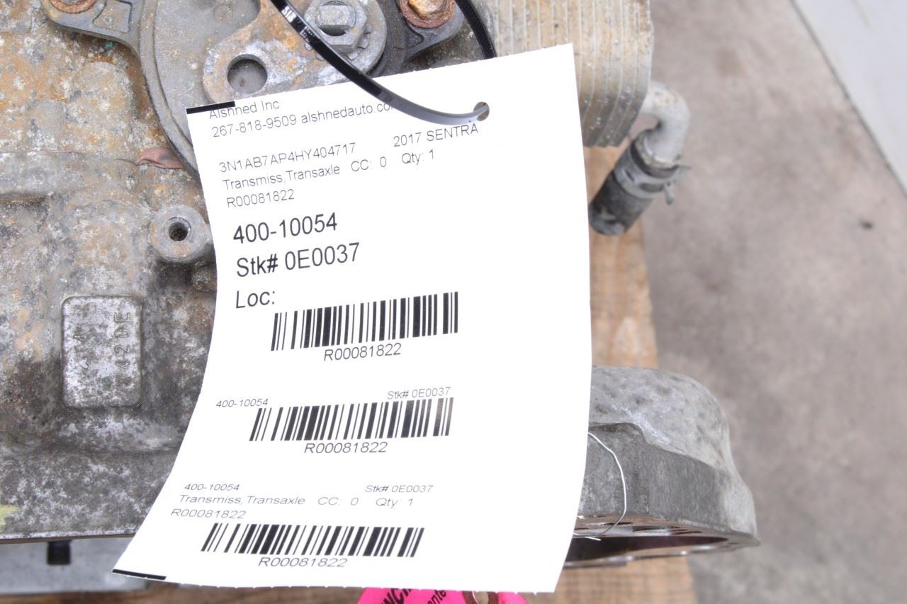 2017-2019 Nissan Sentra SV 1.8L FWD CVT Automatic Transmission 96K 31020-X428E10