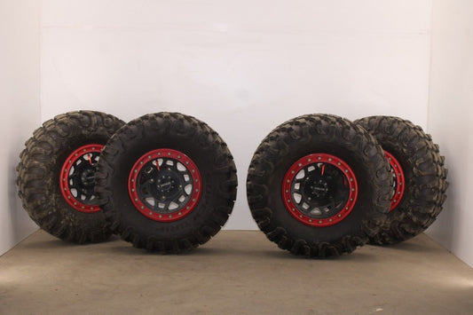 14-26 Polaris RZR XP 1000 Method Race Wheel Tire Super Grip 30x10.00 R14x7.0 Set - Alshned Auto Parts