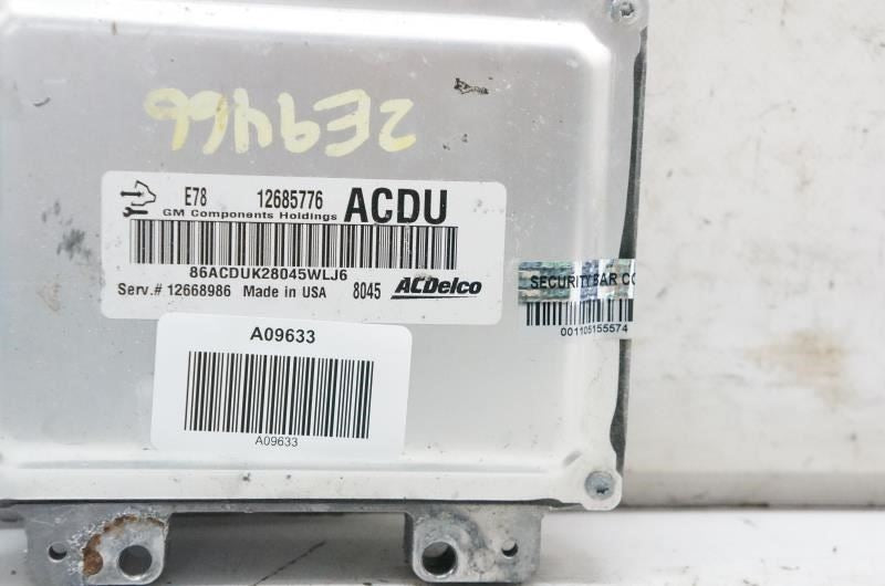 2017-2021 Chevrolet Trax 1.4L Engine Computer Control Module ECU ECM 12668986 - Alshned Auto Parts