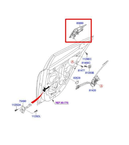 2011-17 Hyundai Veloster 1.6L FWD Rear Passenger Right Side Door Exterior Handle - Alshned Auto Parts