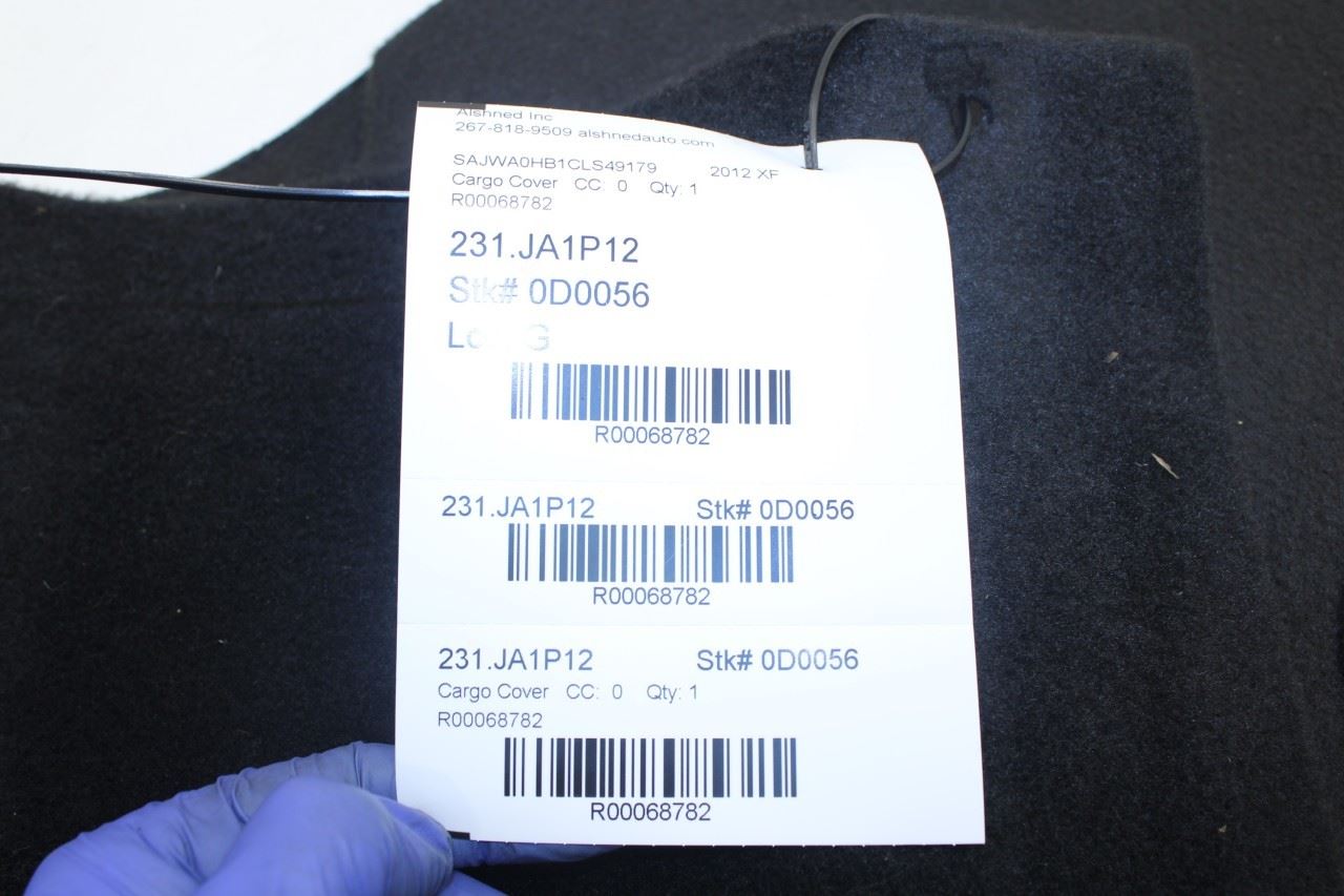 2010-15 Jaguar XF Portfolio 5.0L RWD Rear Trunk Floor Spare Tire Cargo Cover Mat - Alshned Auto Parts
