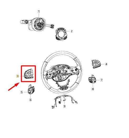 14-21 Jeep Grand Cherokee Steering Wheel Left Side Phone Audio Switch 68321891AA - Alshned Auto Parts