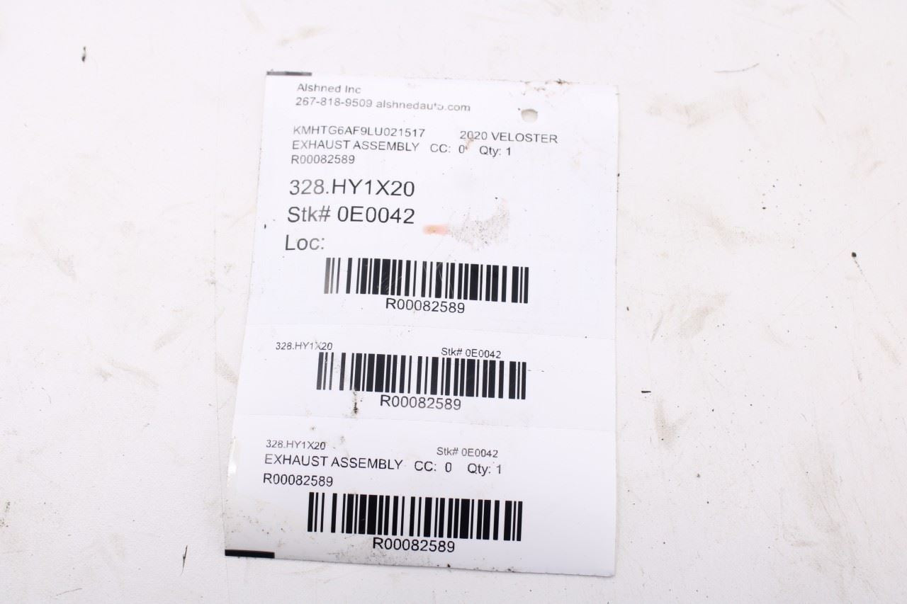 2019-2021 Hyundai Veloster 2.0L Front Exhaust System Muffler Pipe 28610-J350011
