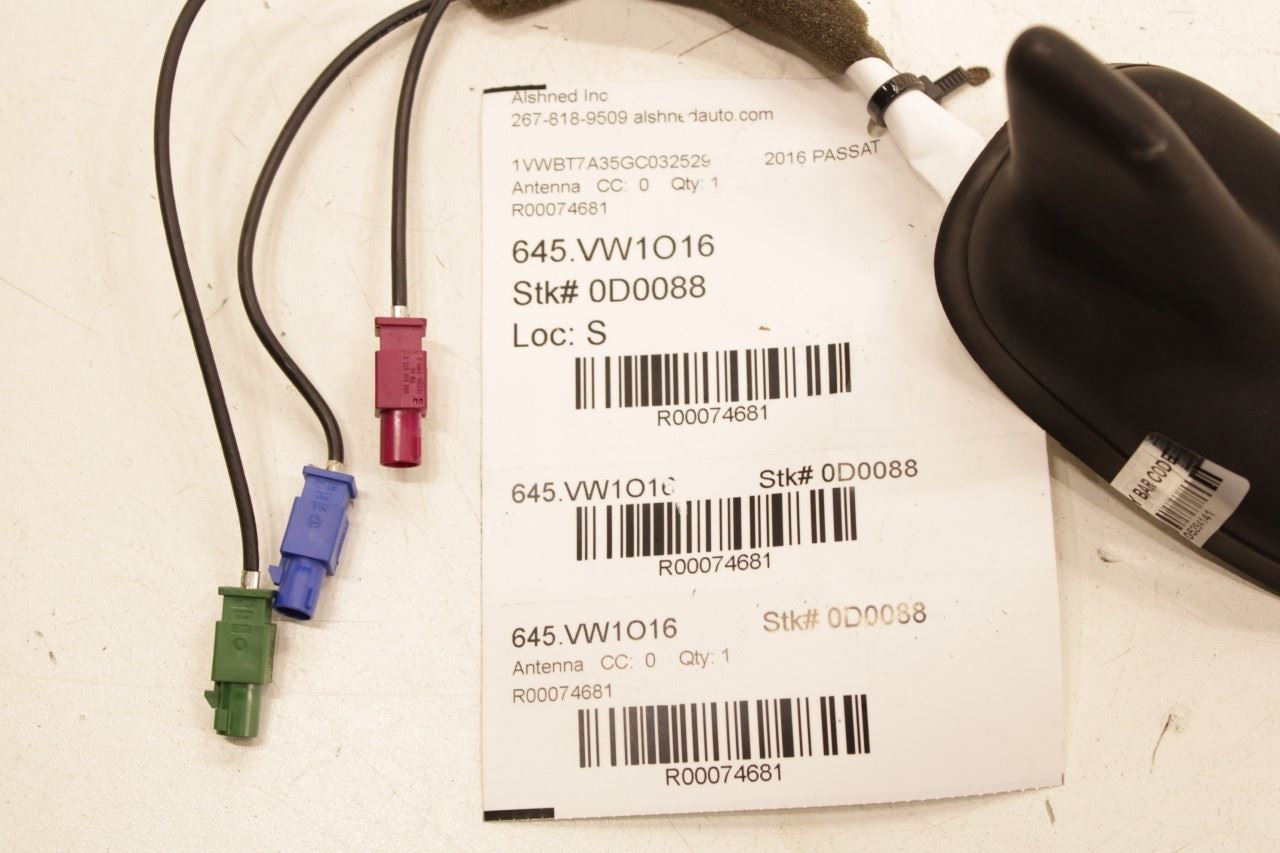 2014-2017 Volkswagen Passat SE Roof Exterior Shark Fin Antenna 3C0-035-507-T OEM - Alshned Auto Parts