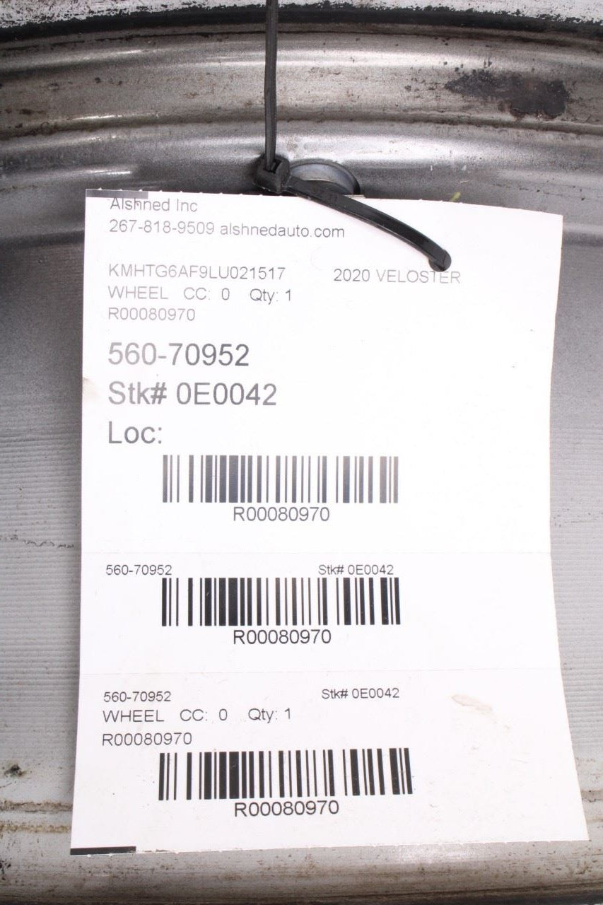 2019-21 Hyundai Veloster Aluminium Wheel R17x7.0J 5 Spoke 52910-J3050 OEM *ReaD*10