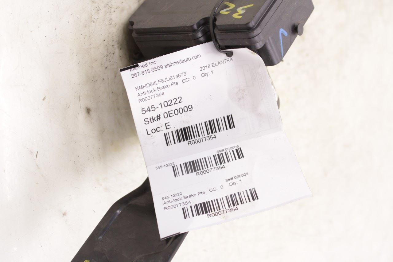 2016-2020 Hyundai Elantra Value Edition 2.0L ABS Anti Lock Brake Pump Module OEM - Alshned Auto Parts