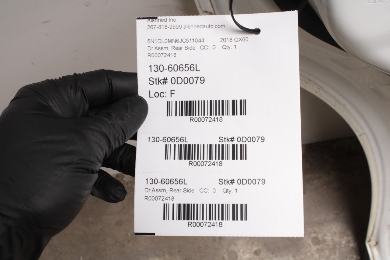 2016-2020 Infiniti QX60 Rear Left Driver Side Door Shell Panel 82101-3JC1A OEM - Alshned Auto Parts