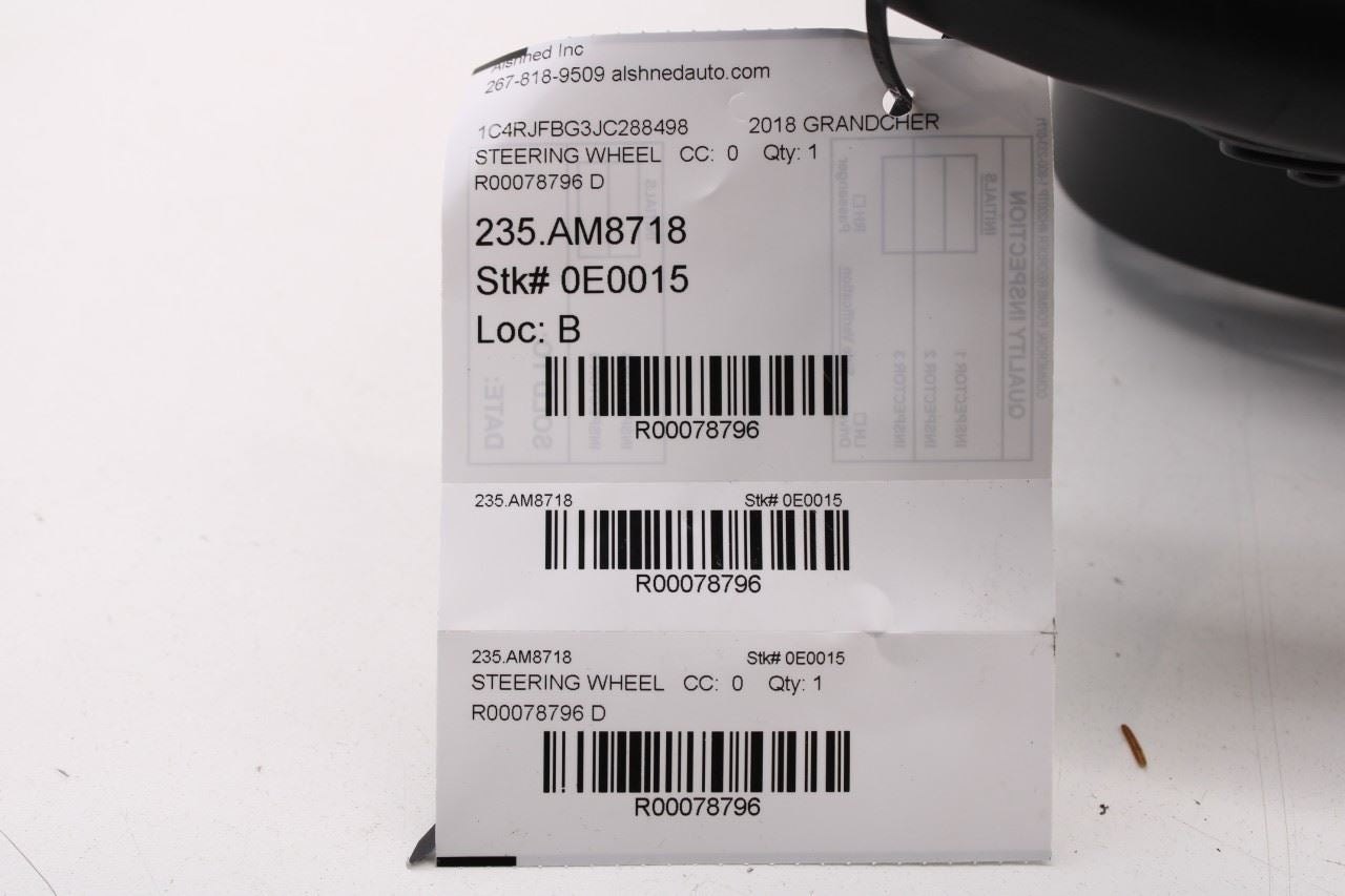 14-22 Jeep Grand Cherokee Limited 3.6L Steering Wheel Leather w/ Control Buttons - Alshned Auto Parts