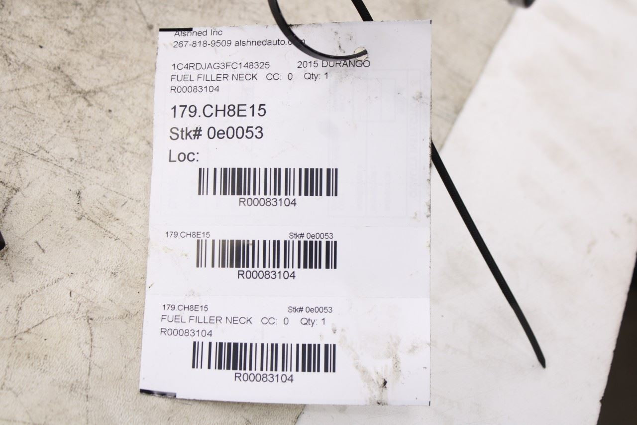 2014-2015 Dodge Durango SXT 3.6L Fuel Filler Neck Hose Tube Pipe 68243686AC OEM11