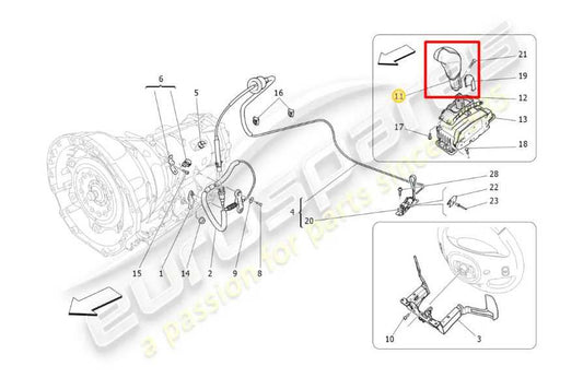 2015-16 Maserati Ghibli S Q4 3.0L Automatic Transmission Gear Shifter Lever Knob - Alshned Auto Parts