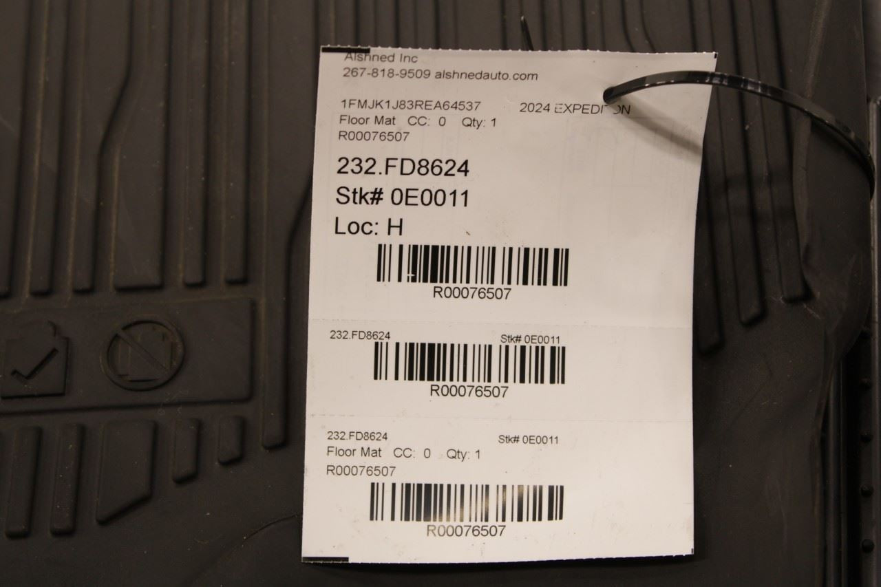 2021-24 Ford Expedition MAX XLT Front Rear RH LH Side All Weather Floor Mats Set - Alshned Auto Parts