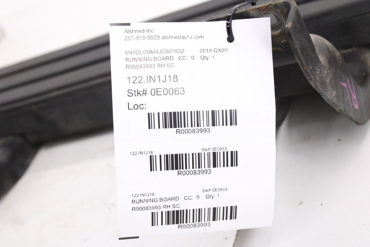 2017-2020 Infiniti QX60 Right Side Running Step Board 999T6-R5060 OEM *ReaD*15