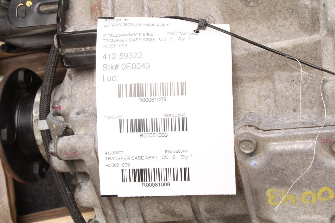 2016-2023 Toyota Tacoma SR5 3.5L 6 cylinder 2GRFKS Engine AT Transfer Case 32K - Alshned Auto Parts